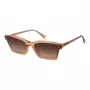 ANA HICKMANN Damen Sonnenbrille HI9099-63H01 Brown Havana Square Butterfly Acetatrahmen UV400