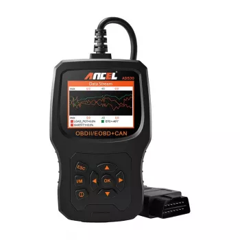 ANCEL AD530 OBD2 Diagnosegerät mit 2,8 inch TFT-Farbbildschirm, lebenslange kostenlose Updates