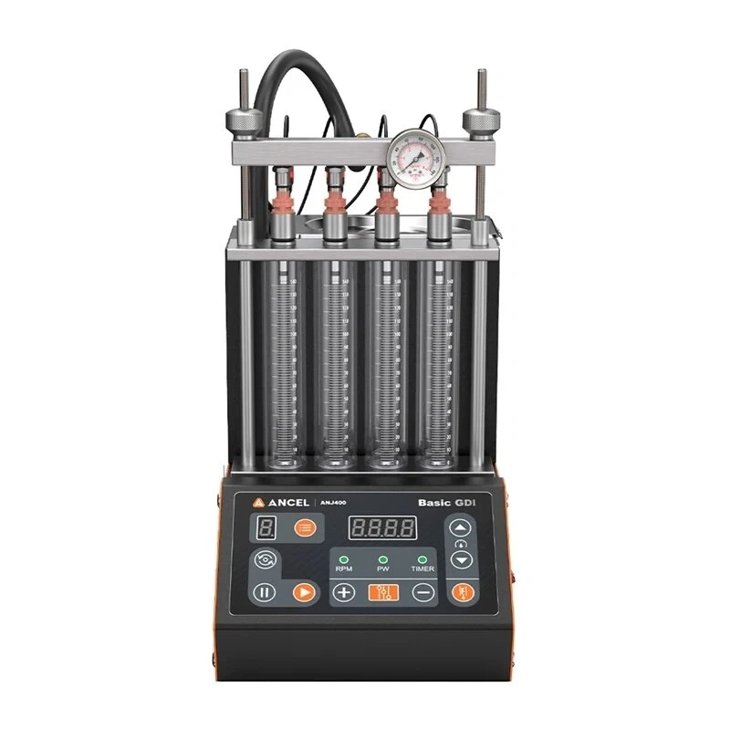 ANCEL ANJ400 Ultraschall-Kraftstoffinjektor-Reiniger & Tester für 4 Zylinder