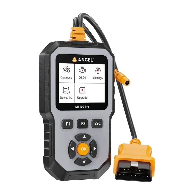 ANCEL MT100 PRO Motorrad-Diagnosescanner mit 3,5-Zoll-TFT-Display und kostenlosen lebenslangen Updates