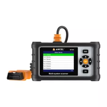 ANCEL MT300 BMW Motorrad-Diagnosescanner OBD2-Codeleser mit 3,5 inch TFT-Farbbildschirm, Motor-ABS-TPMS-Service-Reset, kostenlose lebenslange Updates