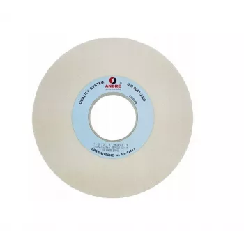 ANDRE Flachschleifscheibe 250mm x 25mm x 76mm 99A60K7VE01-35 Weiß Typ 1