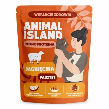 ANIMAL ISLAND Mono Lamb Nassfutter für Katzen 100g