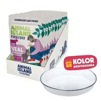 ANIMAL ISLAND NEW JELLY EVERYDAY 12x85g + Fütterungsschale