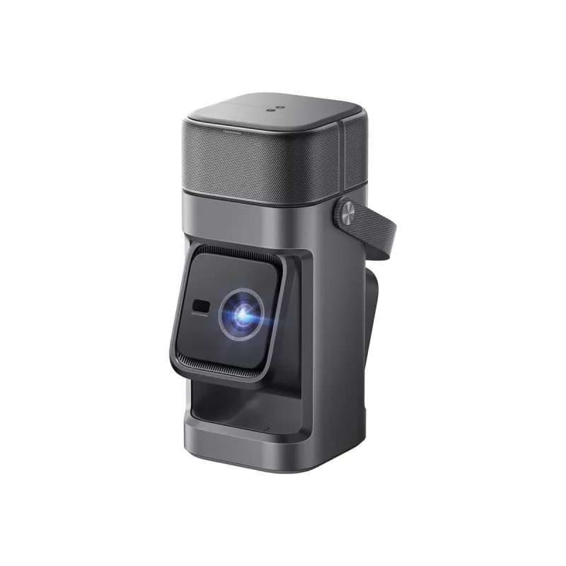 Anker Nebula P1 Tragbarer Projektor mit abnehmbaren Lautsprechern, Full HD 1080p, 650 ANSI Lumen, 20W 2.0 Surround Sound, Android TV 11, Grau