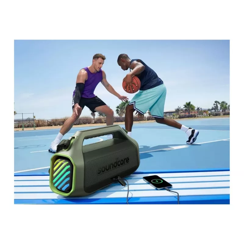 Anker Soundcore Boom 2 Plus A3134 100W Bluetooth Party Speaker, IPX7 wasserdicht, Grün