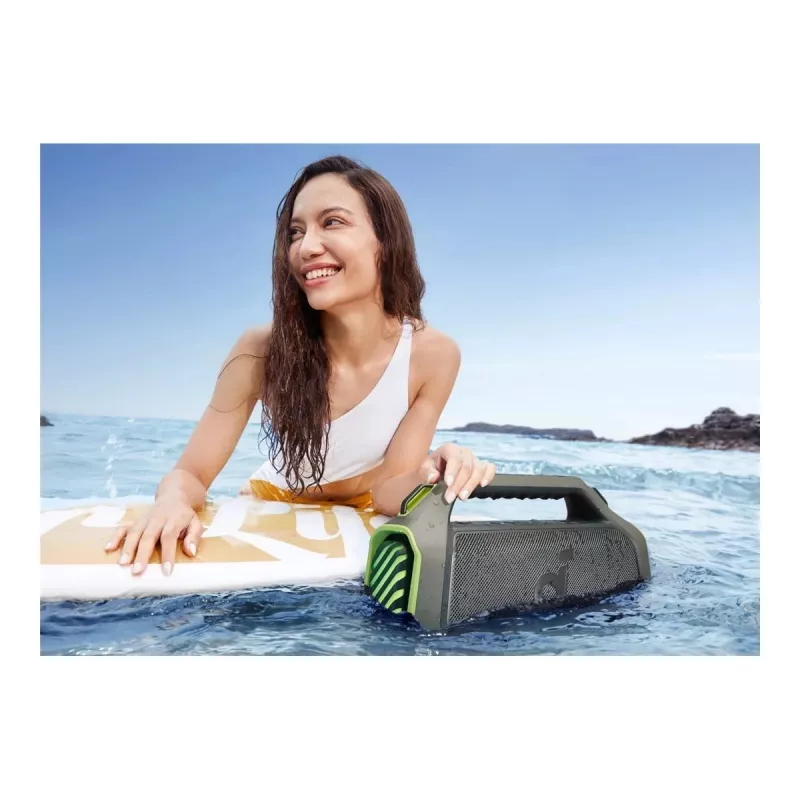 Anker Soundcore Boom 2 Plus A3134 100W Bluetooth Party Speaker, IPX7 wasserdicht, Grün
