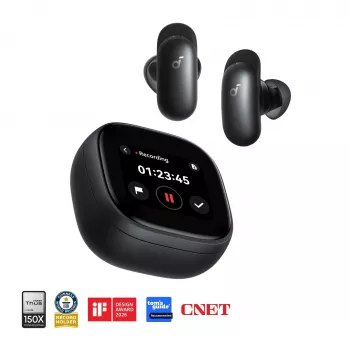 Anker Soundcore Liberty 5 Pro Max True Wireless Earbuds, Bluetooth 5.3, Adaptive ANC, 6 Mics, Schwarz