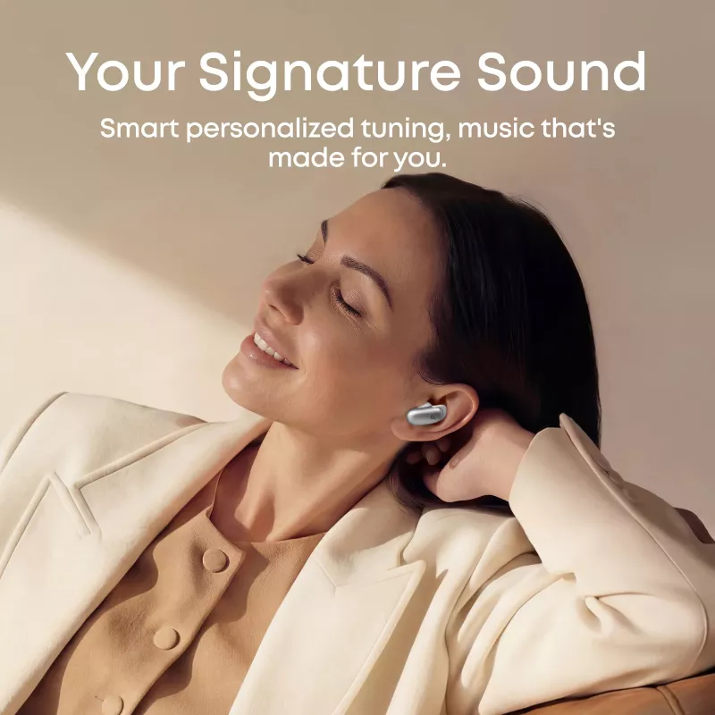 Anker Soundcore Liberty 5 Pro True Wireless In-Ear-Kopfhörer mit adaptivem ANC, LDAC, Perlweiß