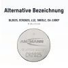 ANSMANN CR2025 Lithium-Knopfzelle, 3V, 160mAh, 1er-Blister