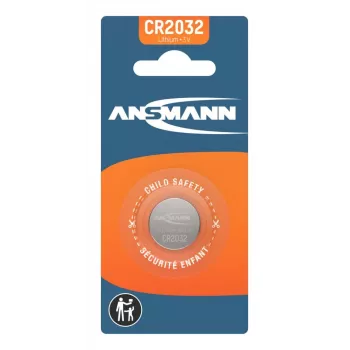 ANSMANN CR2032 Lithium-Knopfzelle 3V 230mAh (1er-Pack)