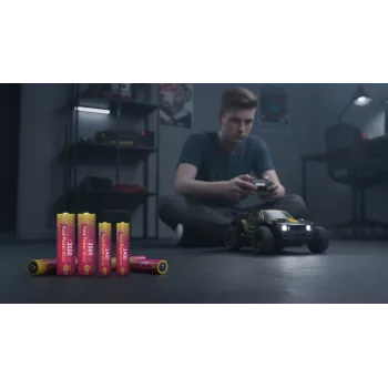 ANSMANN PurePower Set AA Ladegerät mit 4x AA 2100mAh NiMH-Akkus
