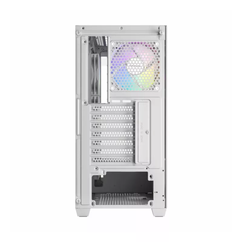Antec CX300 ARGB ATX Mid-Tower Gaming-Gehäuse, Weiß, Tempered Glass, 4 ARGB-Lüfter