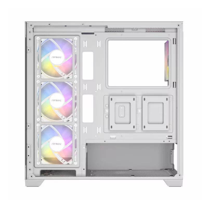Antec CX300 ARGB ATX Mid-Tower Gaming-Gehäuse, Weiß, Tempered Glass, 4 ARGB-Lüfter