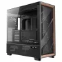 Antec Flux Pro Noctua Edition Full Tower Gehäuse, Schwarz/Holz, mit Noctua NA-FH1 Lüfter-Hub