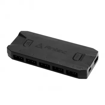 Antec Prizm 120 ARGB Gehäuselüfter 5er-Pack + Controller - Schwarz