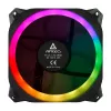 Antec Prizm 120 ARGB Gehäuselüfter 5er-Pack + Controller - Schwarz