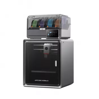ANYCUBIC S1 Combo V2 FDM 3D-Drucker mit 250 x 220 x 220 mm Bauraum, 500 mm/s Geschwindigkeit, automatischem Nivellieren, PEI-Platte, Klipper-Firmware, Wi-Fi, 4.3 inch Touchscreen, 400W Leistung