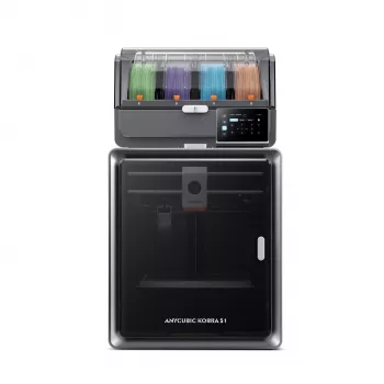 ANYCUBIC S1 Combo V2 FDM 3D-Drucker mit 250 x 220 x 220 mm Bauraum, 500 mm/s Geschwindigkeit, automatischem Nivellieren, PEI-Platte, Klipper-Firmware, Wi-Fi, 4.3 inch Touchscreen, 400W Leistung