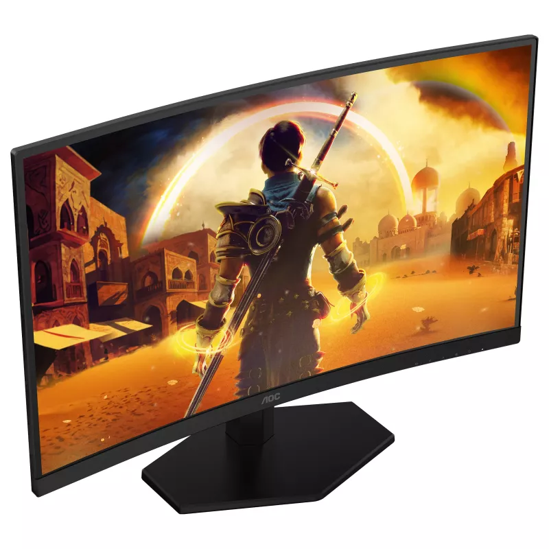 AOC C27G42FE - 68.6 cm (27 Zoll) Full HD Curved VA Monitor, 180Hz, 4ms, HDR10, HDMI/DisplayPort, VESA
