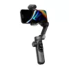 AOCHUAN Smart X Pro 3-Achsen Gimbal-Stabilisator mit KI-Tracking und Gestensteuerung für Smartphone, Schwarz