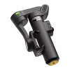 AOCHUAN Smart X3 AI Tracking Gimbal Stabilizer mit LED-Licht und Selfie-Stick für Smartphone, Schwarz