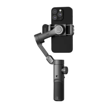 AOCHUAN Smart XE 3-Achsen Gimbal Stabilisator mit KI-Tracking und Gestensteuerung für Smartphone, Schwarz