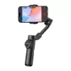 AOCHUAN X2 Standard Smartphone Gimbal Stabilizer mit Gestenerkennung und Selfie-Stick, Schwarz