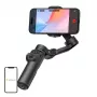 AOCHUAN X2 Standard Smartphone Gimbal Stabilizer mit Gestenerkennung und Selfie-Stick, Schwarz