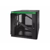 APC NetShelter 12U Wandmontage-Rackgehäuse mit seitlicher USV-Tiefe, schwarz