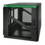 APC NetShelter 12U Wandmontage-Rackgehäuse mit seitlicher USV-Tiefe, schwarz