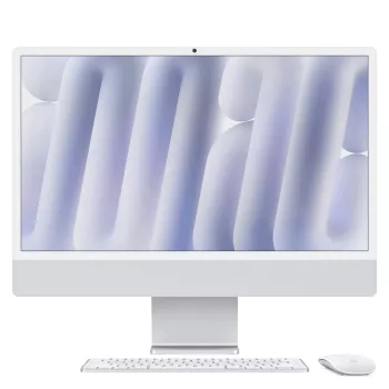 Apple iMac 24 Zoll Silber M4 10-Core CPU 10-Core GPU 16GB 512GB SSD Deutsche Tastatur Z1EH_653_DE_CTO