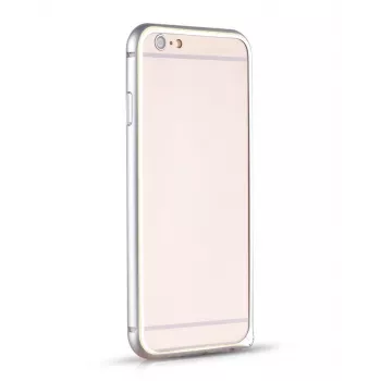 Apple iPhone 6 Blade Series Hippocampal Buckle Metal Bumper HI-T025 Silver