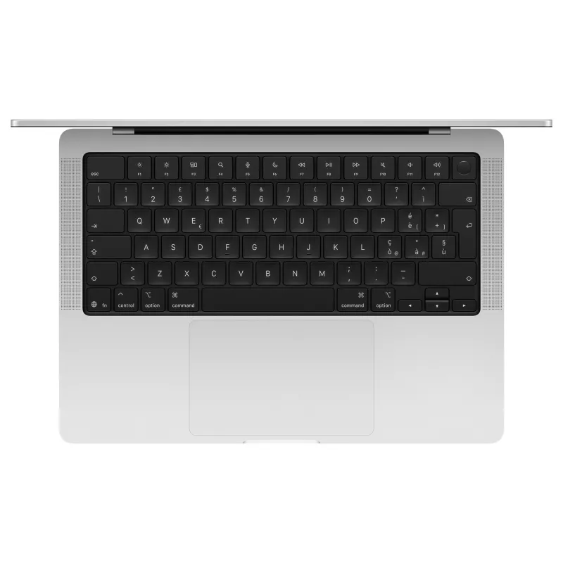 Apple MacBook Pro 14.2 inch M5 10-Core CPU/10-Core GPU/16-Core Neural Engine, 16GB RAM, 2TB SSD, Silber, ohne Netzteil, deutsches Tastaturlayout