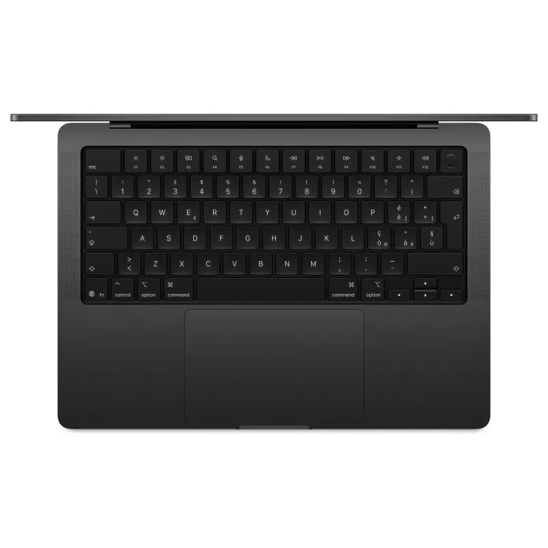 Apple MacBook Pro 14 M5 Space Black, 24GB RAM, 4TB SSD, deutsches Tastaturlayout, Nano-Texturglas, 70W USB-C Netzteil