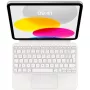 Apple Magic Keyboard Folio mit Trackpad - Britisch-Englisch (QWERTY) - Weiß - für iPad (10. Generation)