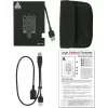 Apricorn Aegis Padlock Fortress A25-3PL256-500F Externe Festplatte - 500GB - USB 3.2 Gen 1 - AES 256-bit Hardware-Verschlüsselung - Schwarz