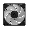 Arctic BioniX P12 A-RGB 120mm PWM Gehäuselüfter (3er-Pack) – Adressierbare RGB, 450-3000 U/min, 129 m³/h, Schwarz
