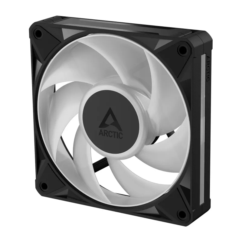 Arctic BioniX P12 A-RGB 120mm PWM Lüfter mit Daisy Chain, 400-2300 U/min, 77.6 CFM, Schwarz