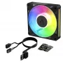 Arctic BioniX P12 A-RGB 120mm PWM Lüfter mit Daisy Chain, 400-2300 U/min, 77.6 CFM, Schwarz