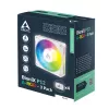 Arctic BioniX P12 A-RGB White 3-Pack – 120mm PWM Gehäuselüfter mit adressierbarem RGB und Daisy Chain, 450-3000 U/min