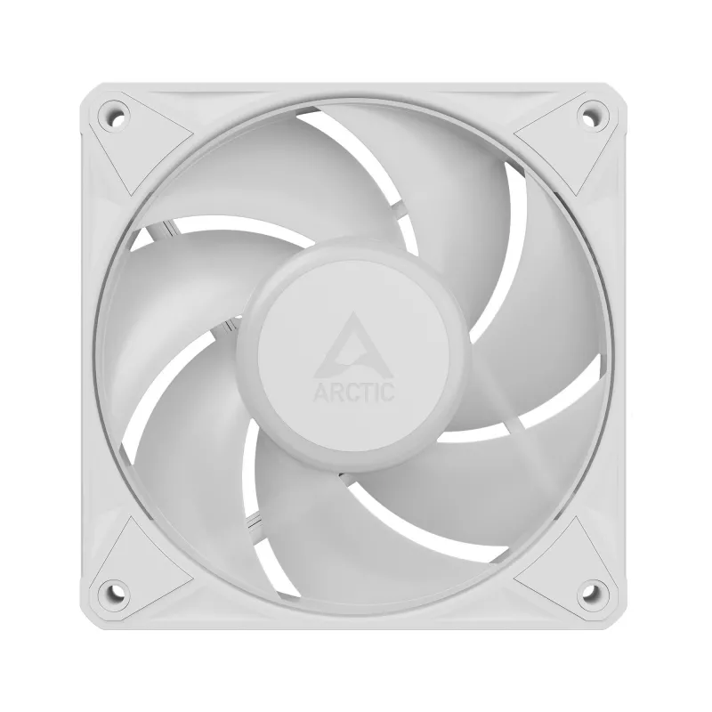 Arctic BioniX P12 A-RGB White 3-Pack – 120mm PWM Gehäuselüfter mit adressierbarem RGB und Daisy Chain, 450-3000 U/min