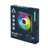 Arctic BioniX P14 A-RGB 140mm PWM Gehäuselüfter mit Daisy Chain, 400-2500 U/min, 186 m³/h, Schwarz