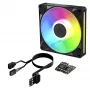 Arctic BioniX P14 A-RGB 140mm PWM Gehäuselüfter mit Daisy Chain, 400-2500 U/min, 186 m³/h, Schwarz