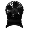 Arctic Summair 2Go Wiederaufladbarer Tischventilator - 10 cm (Schwarz)