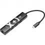 Arduino USB-C Dockingstation TPX00241 8-in-1 mit HDMI, Ethernet, 65W PD, Schwarz