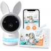 ARENTI AINanny A4 Kit Plus – 2K QHD Video Baby Monitor mit 5-Zoll-HD-Bildschirm, Wi-Fi, Nachtsicht und Gegensprechfunktion