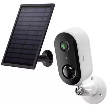 Arenti GO1+SP1 Wi-Fi Akku-Kamera mit Solarpanel, 2K QHD, IP65, PIR-Bewegungserkennung