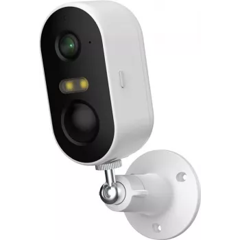 Arenti GO1T 3 MP Akku-betriebene Wi-Fi-Überwachungskamera, Weiß
