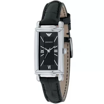 ARMANI AR0278 Damenuhr Quarz 20mm Edelstahl Silber Weiß